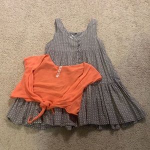 girls size 10 matching set dress and sweater